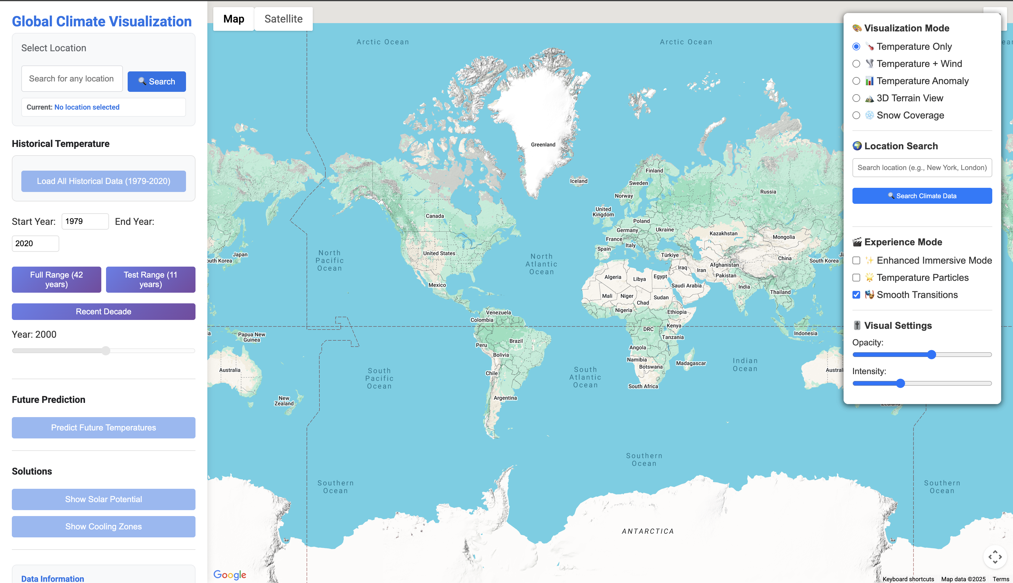 Global Climate Visualization Platform
